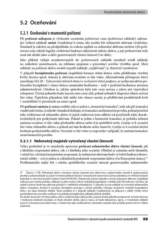 Finanční účetnictví a výkaznictví podle mezinárodních standardů IFRS
