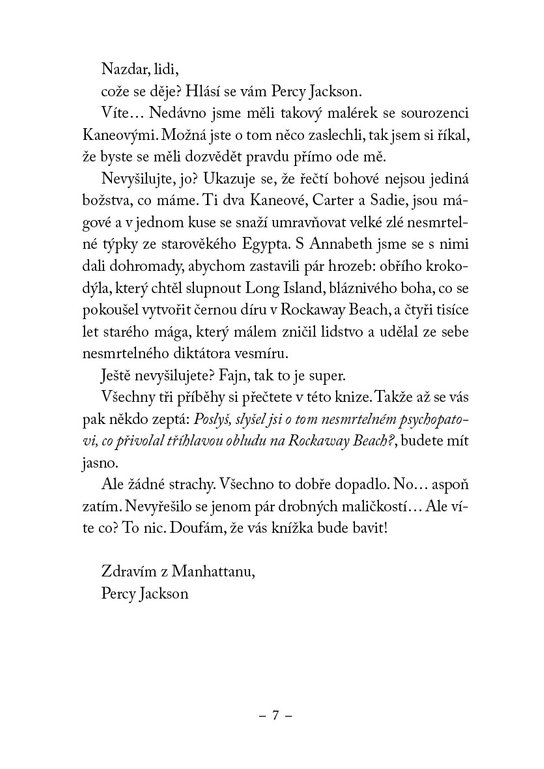 Percy Jackson a egyptští mágové