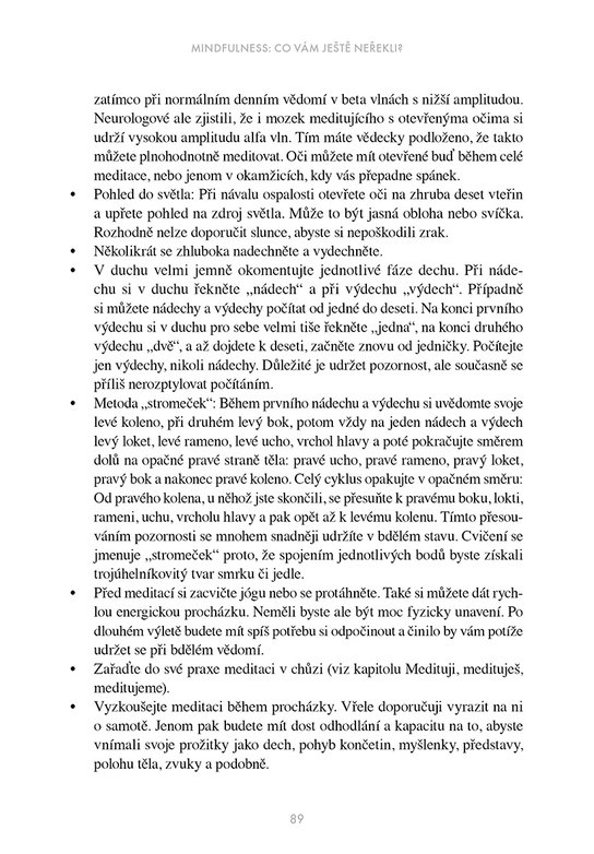 Mindfulness: Co vám ještě neřekli?