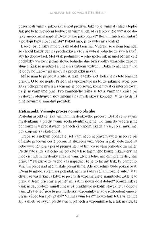 Mindfulness: Co vám ještě neřekli?