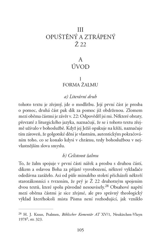 Tři svědkové. Mojžíš, Izaiáš, žalmista
