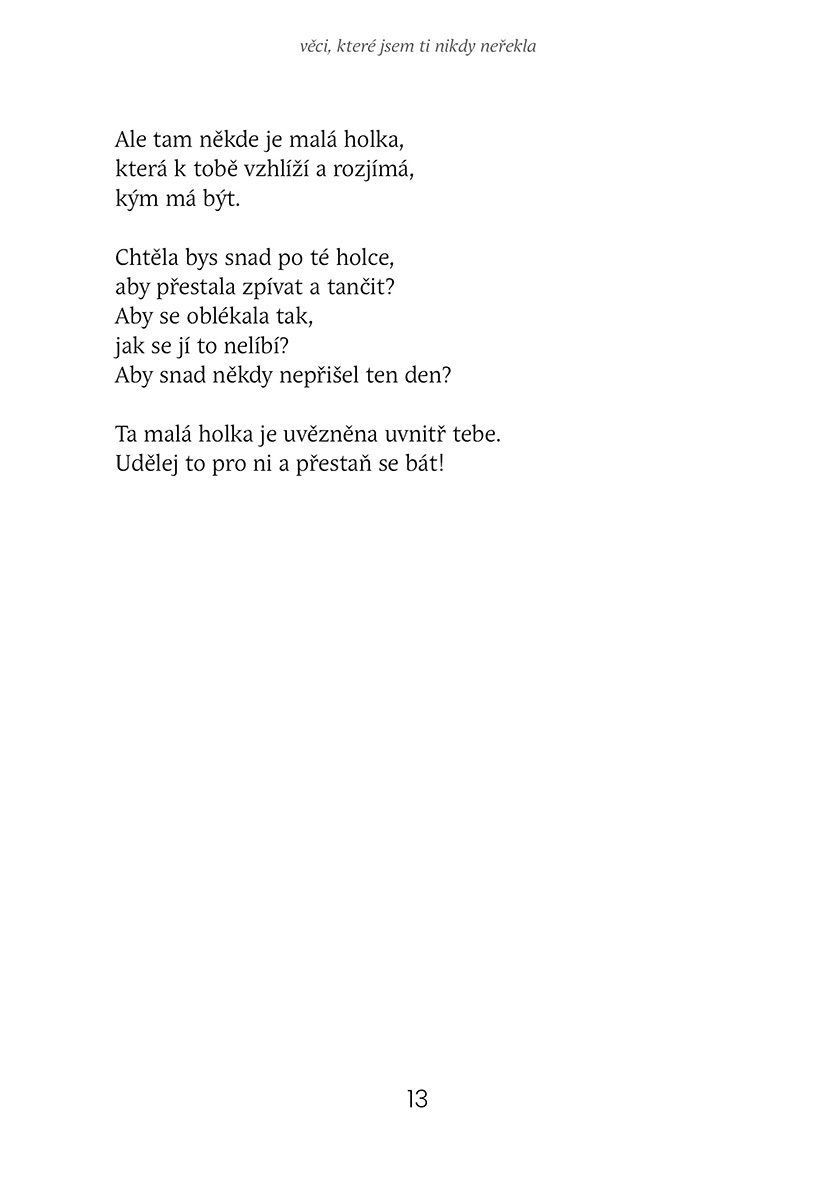 Věci, které jsem ti nikdy neřekla