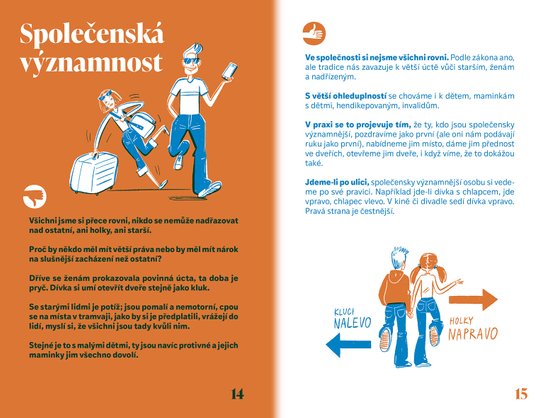 Etiketa pro holky a kluky