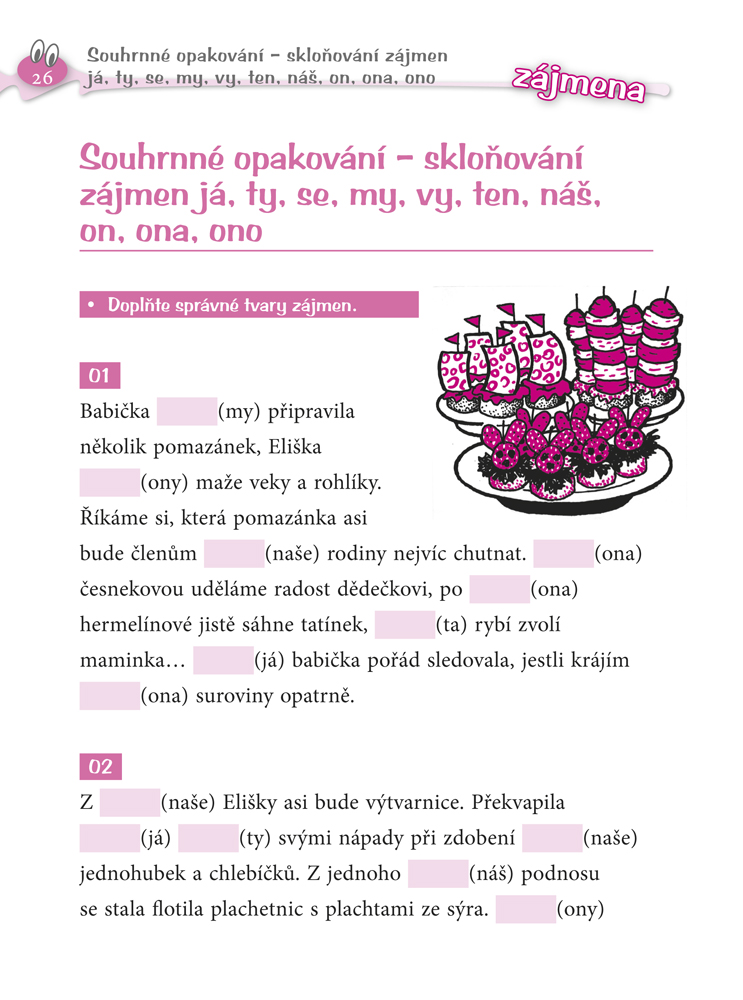 Veselé diktáty a doplňovačky - Hurá do kuchyně (5. třída)