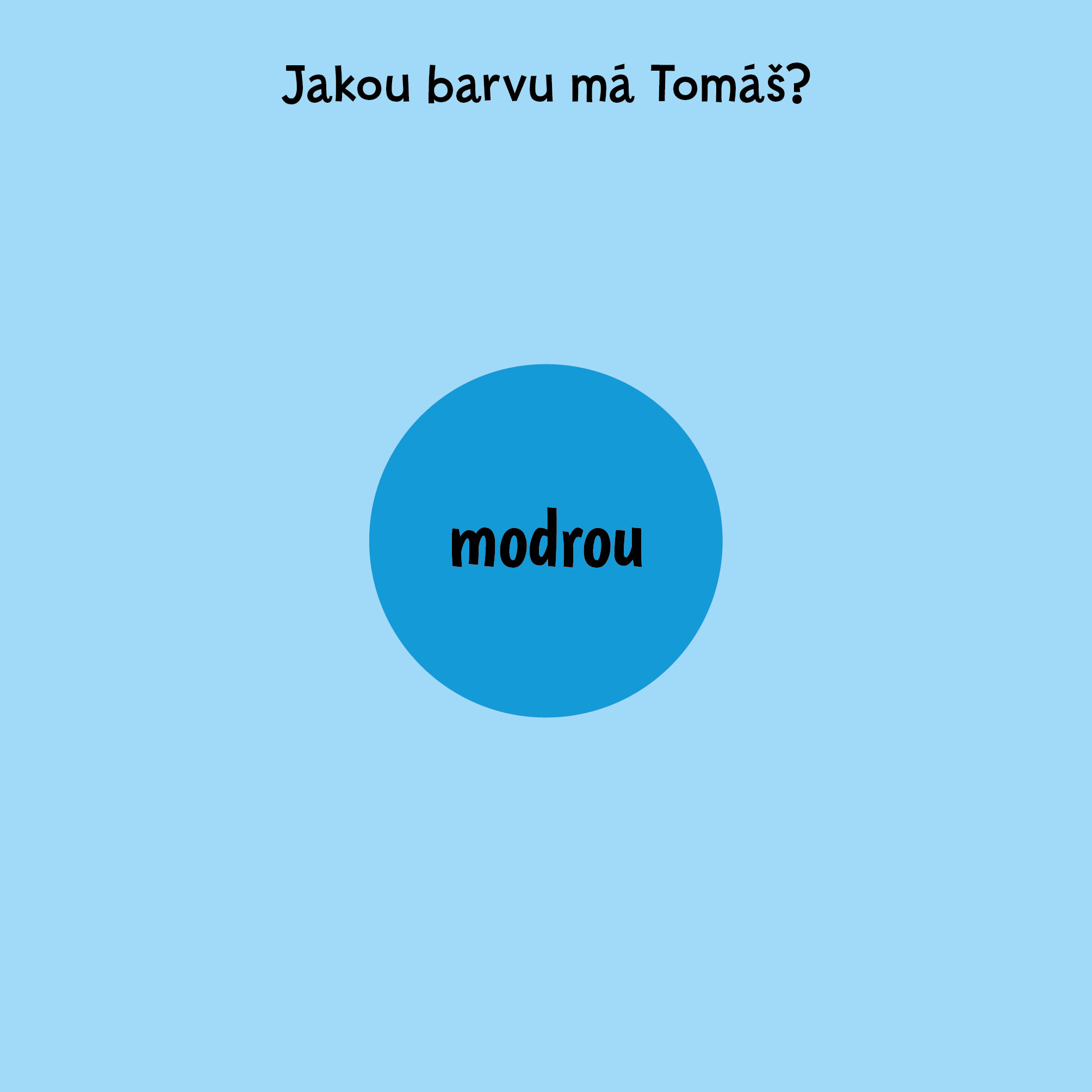 Učíme se s Tomášem - barvy