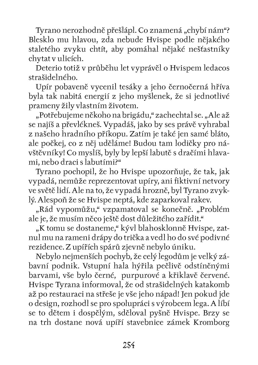 Tyrano, dobrodružství českého upíra