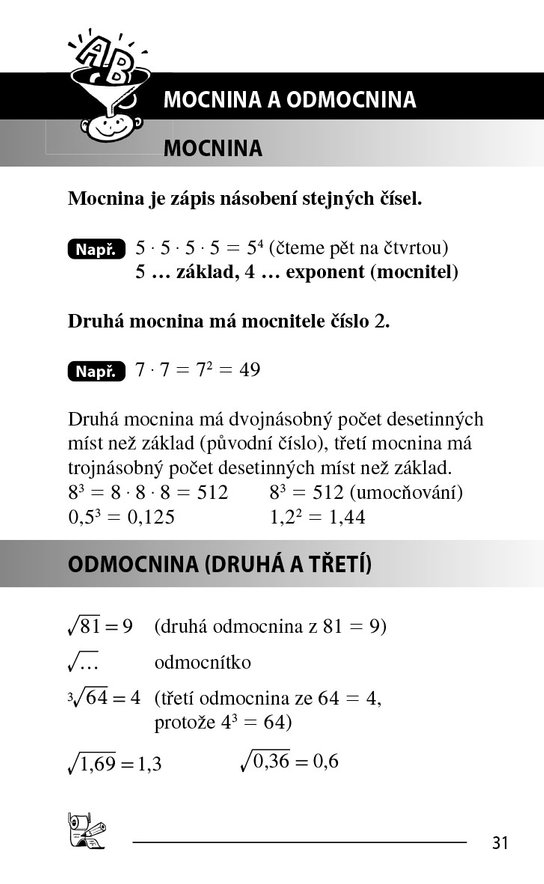 Matematika do dlaně pro ZŠ a nižší roč. vícelet. gymnázií