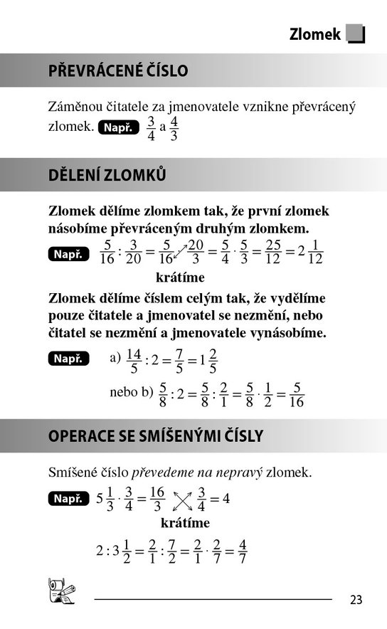 Matematika do dlaně pro ZŠ a nižší roč. vícelet. gymnázií