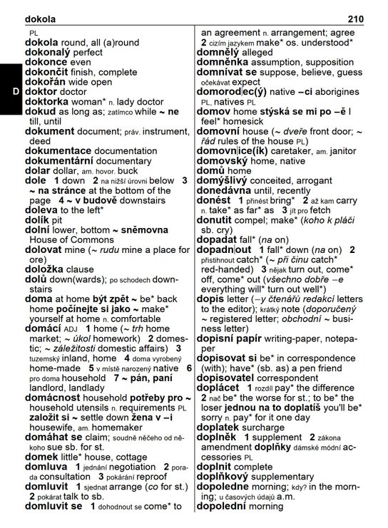 Anglicko-český a česko-anglický slovník