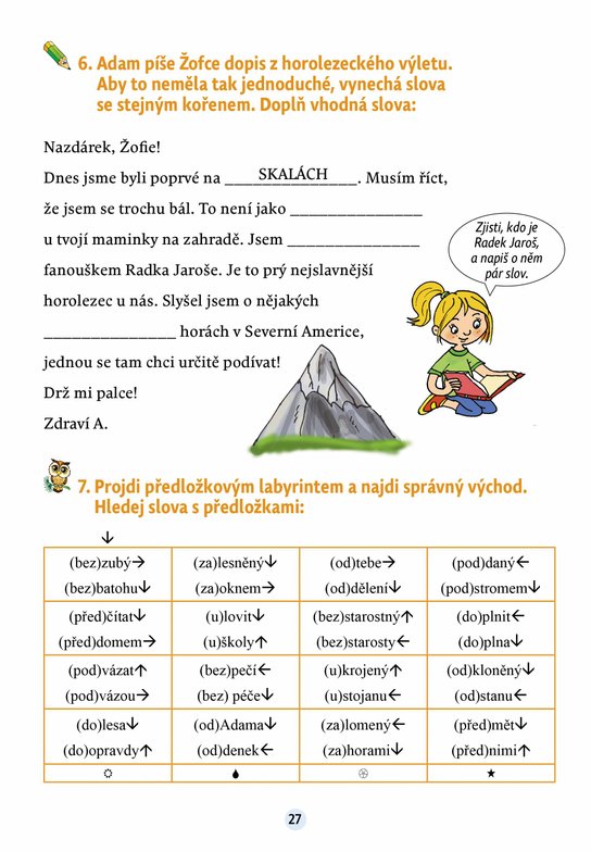 Český jazyk v malíčku pro 4. třídu