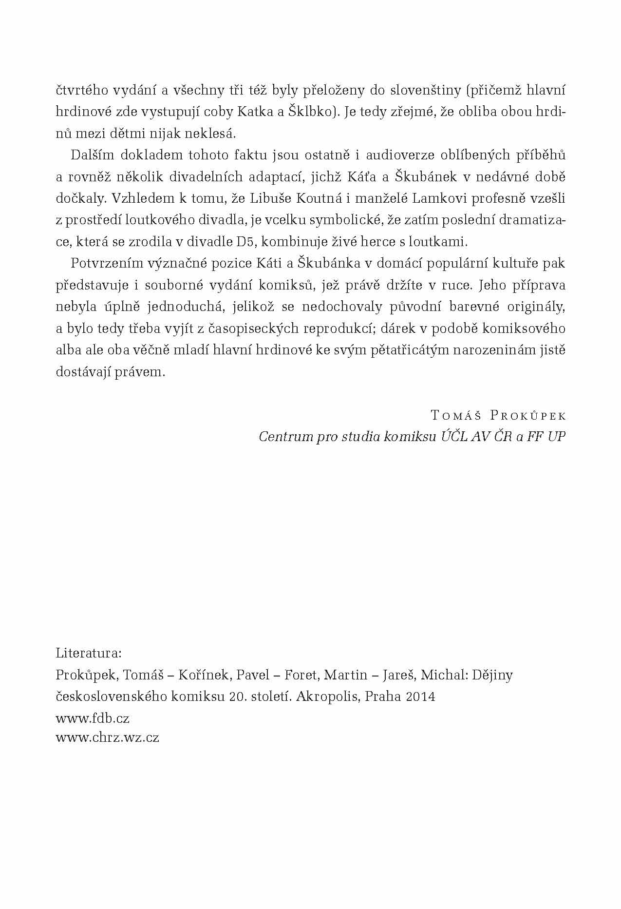 Káťa a Škubánek - Kreslené příběhy