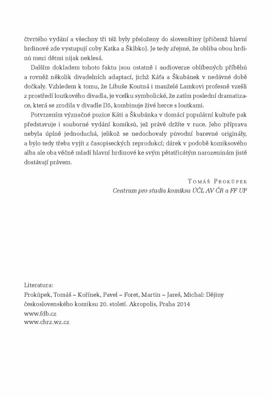 Káťa a Škubánek - Kreslené příběhy