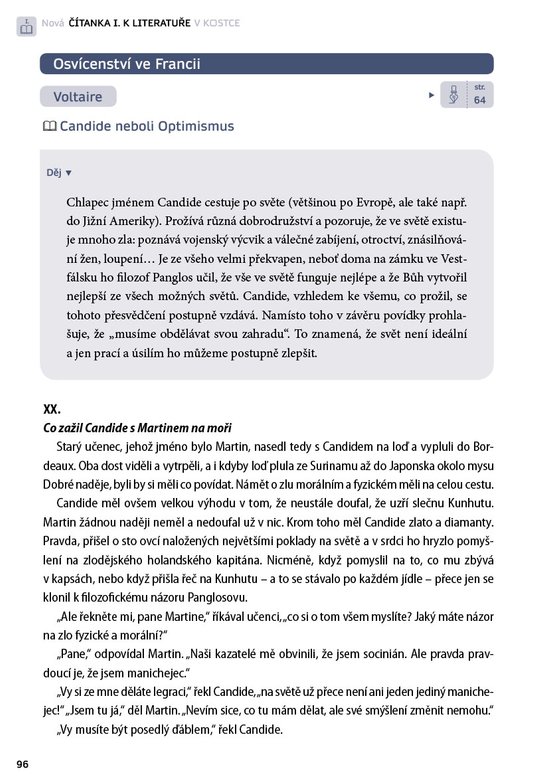 Nová čítanka I. k Literatuře v kostce pro SŠ