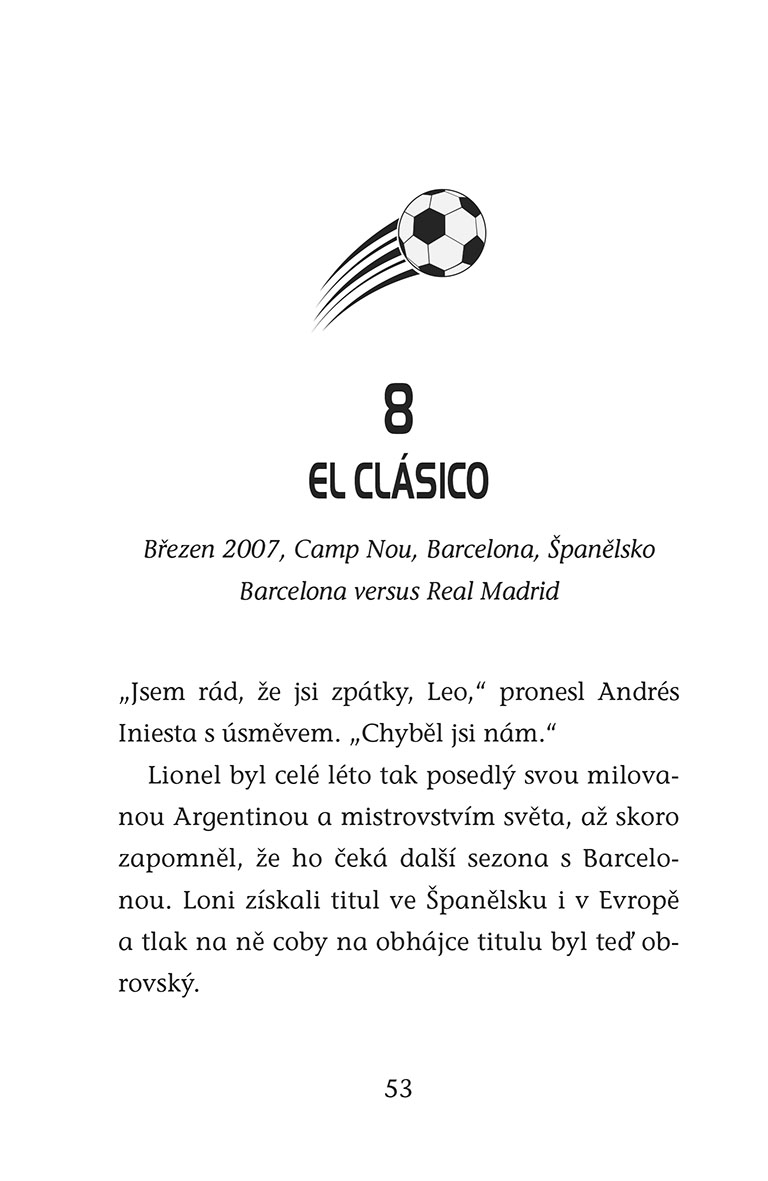 Hvězdy fotbalového hřiště - Messi