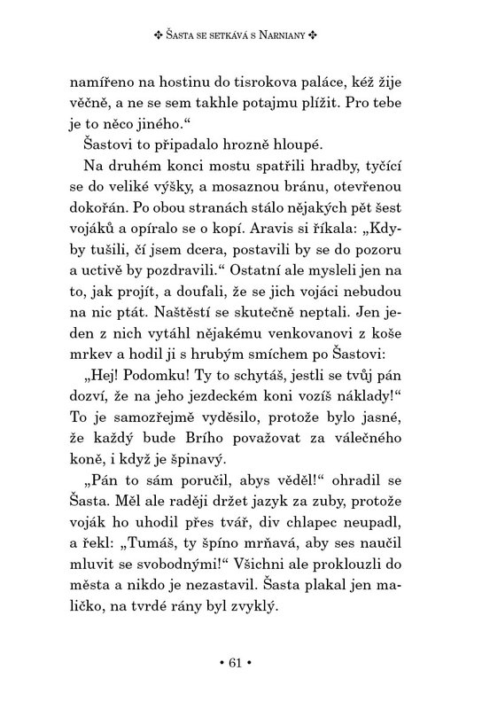 NARNIE – Kůň a jeho chlapec