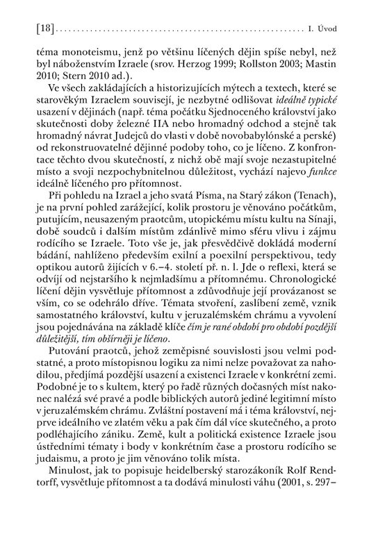Archeologie, dějiny a utváření identity starověkého Izraele