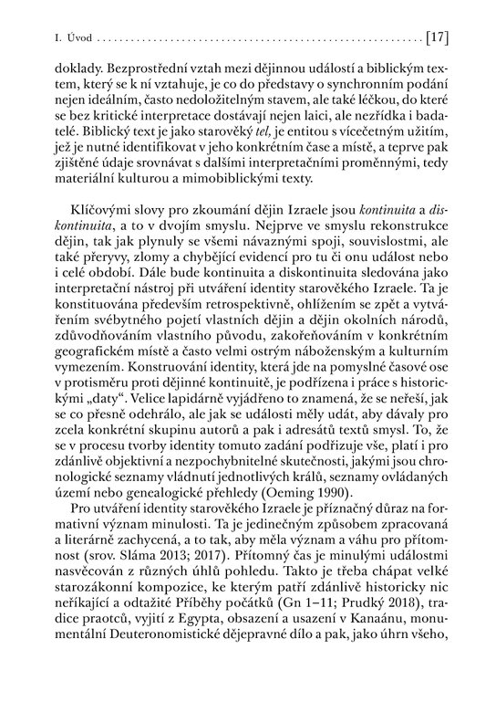 Archeologie, dějiny a utváření identity starověkého Izraele