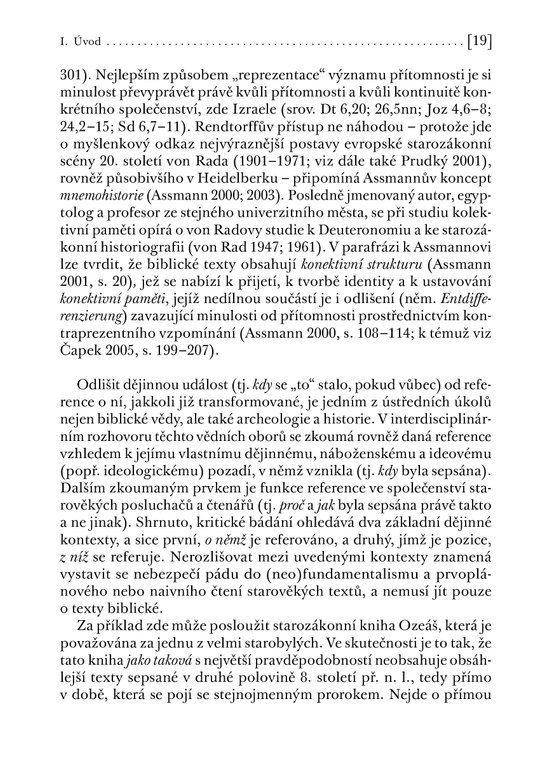 Archeologie, dějiny a utváření identity starověkého Izraele