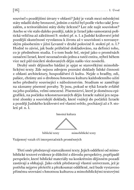 Archeologie, dějiny a utváření identity starověkého Izraele