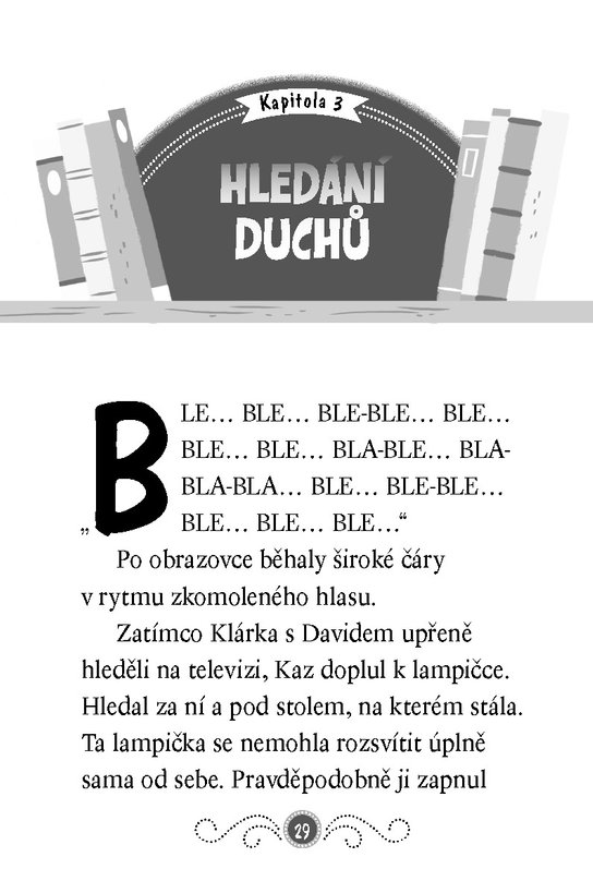 Strašidelná knihovna - Duch přichází v pět