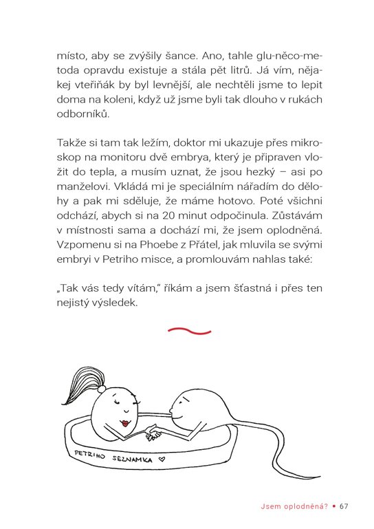 Spermie v kelímku 