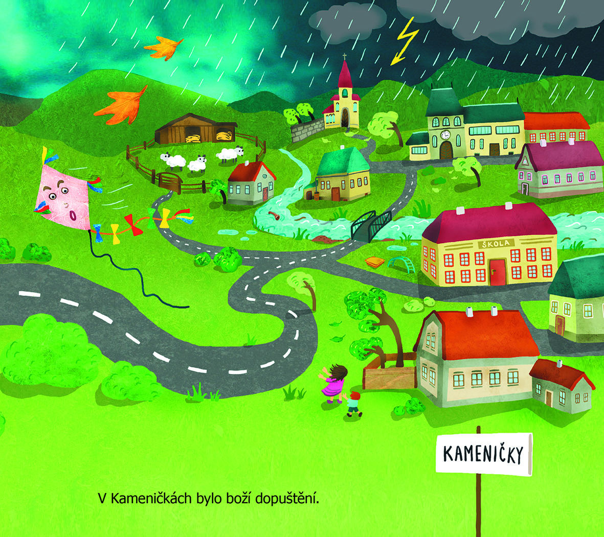 Sedm statečných – Požár