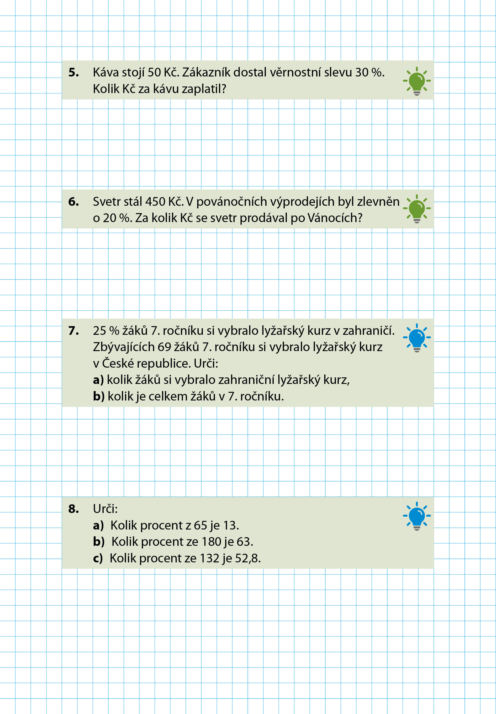 Matematika na čtverečkovaném papíře
