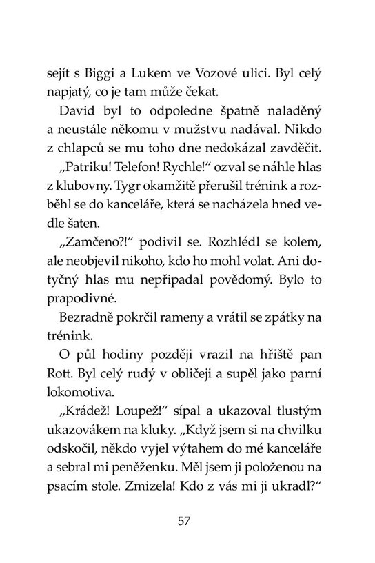 Klub Tygrů - Fantom z fotbalového hřiště
