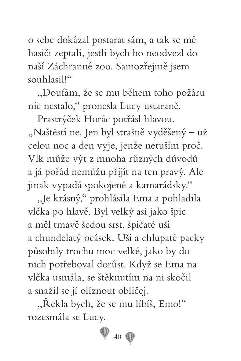 Ema a její kouzelná zoo - Divoký vlček