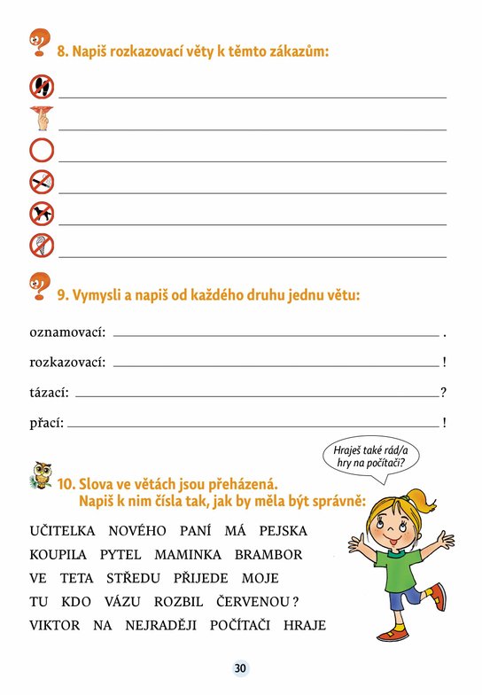 Český jazyk v malíčku pro 2. třídu