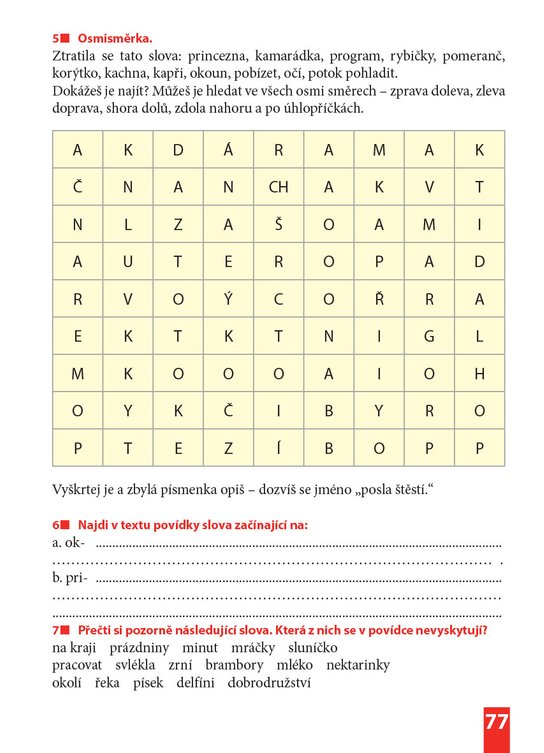 Dyslexie – Detektivní úkoly pro malé čtenáře