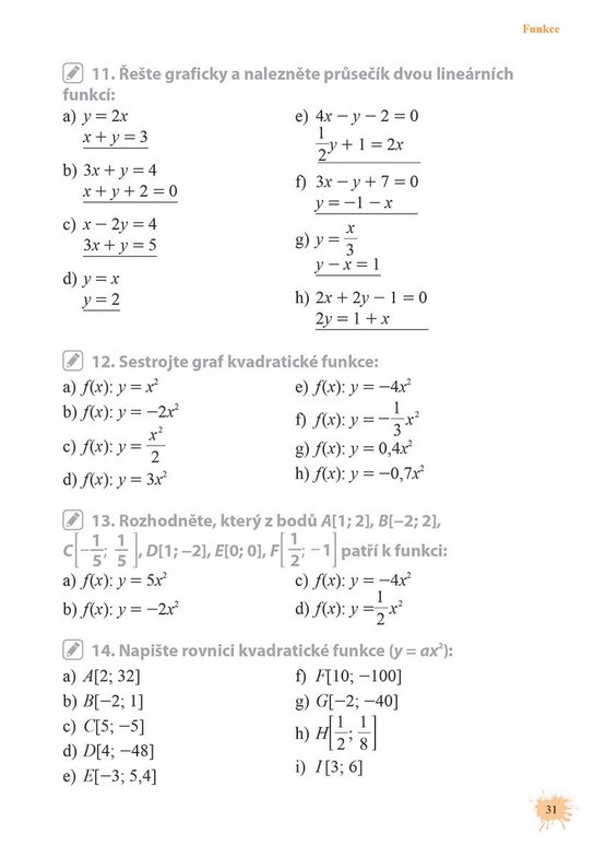 Matematika od šestky do devítky - Cvičebnice pro 9. třídu ZŠ