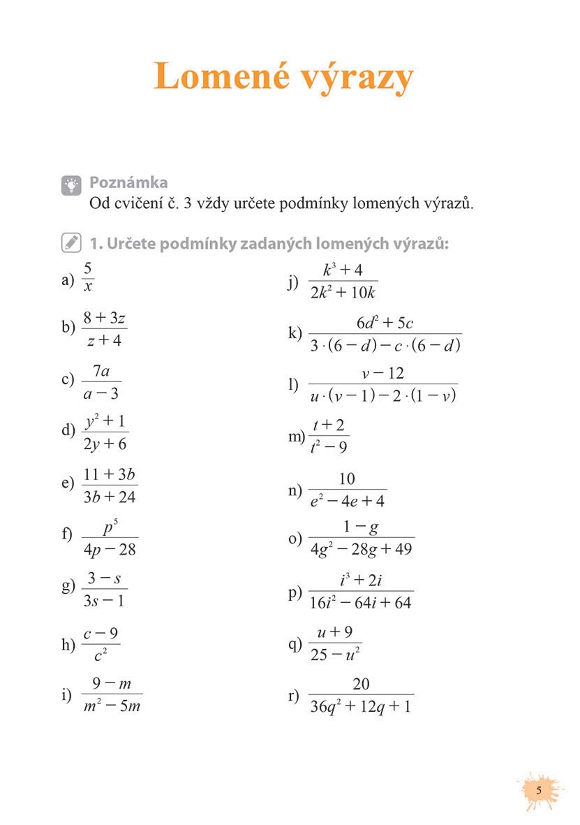 Matematika od šestky do devítky - Cvičebnice pro 9. třídu ZŠ