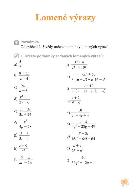 Matematika od šestky do devítky - Cvičebnice pro 9. třídu ZŠ