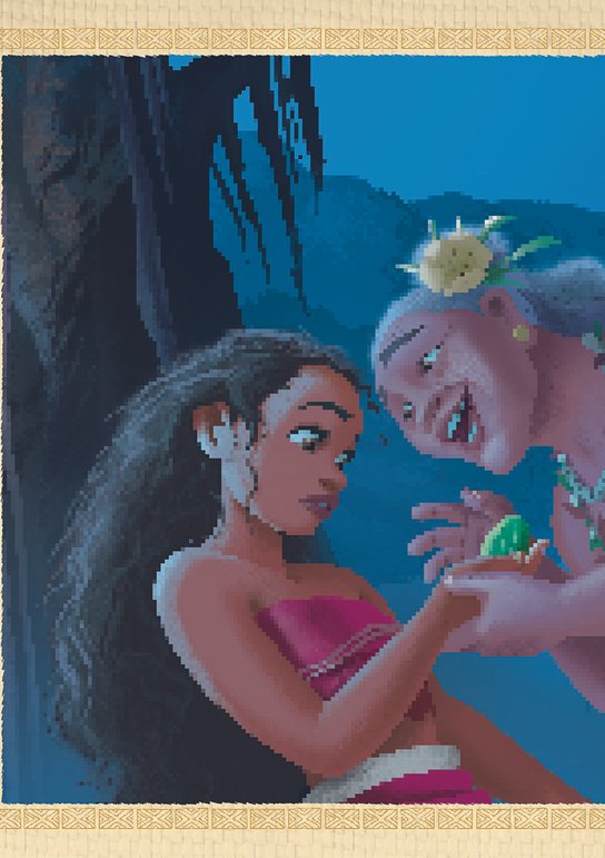 Odvážná Vaiana – Legenda o konci světa - Vybarvuj, čti si, nalepuj
