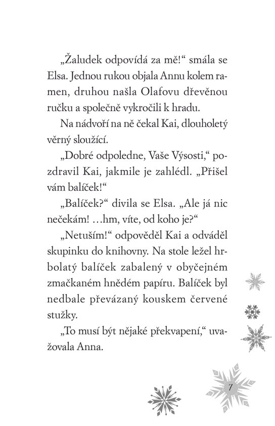 Anna a Elsa Tajemný ctitel