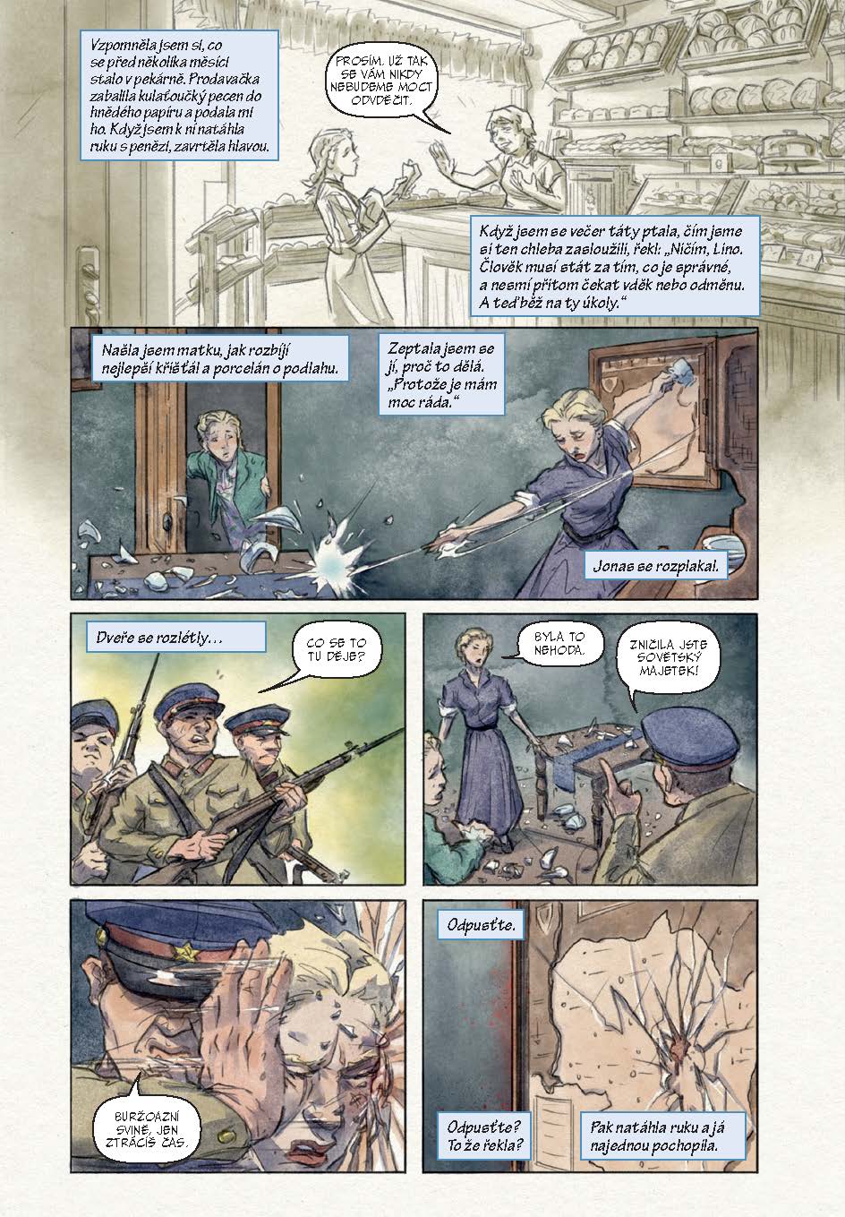 V šedých tónech - grafický román