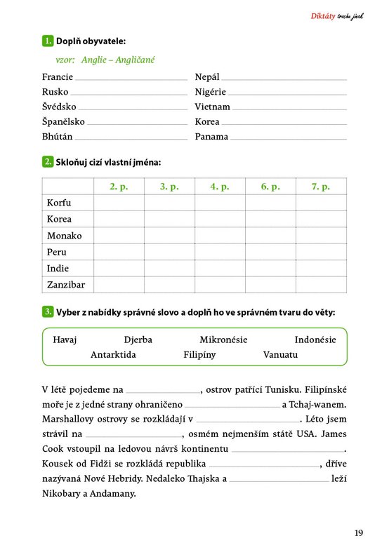 Diktáty trochu jinak pro 8. a 9. třídu ZŠ