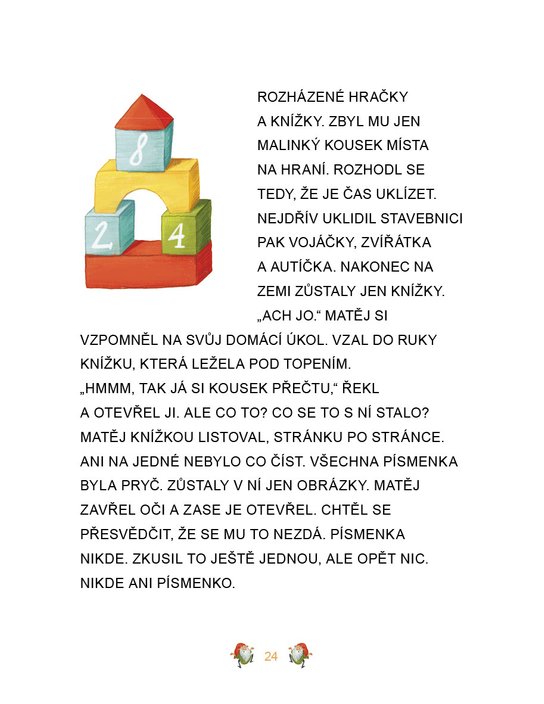 Čteme sami – genetická metoda - Matěj a ztracená písmenka