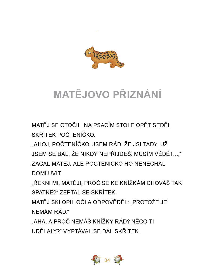 Čteme sami – genetická metoda - Matěj a ztracená písmenka