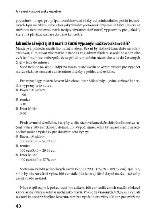 Jak sázet kurzové sázky úspěšně