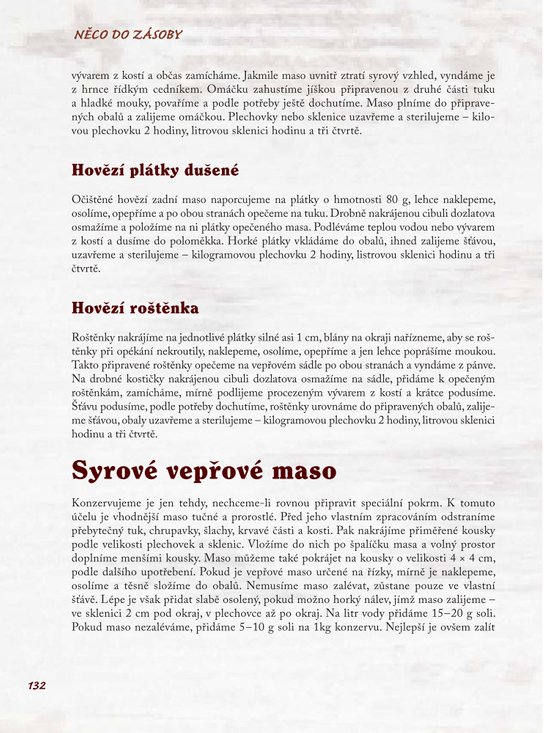 Domácí řeznická kuchařka