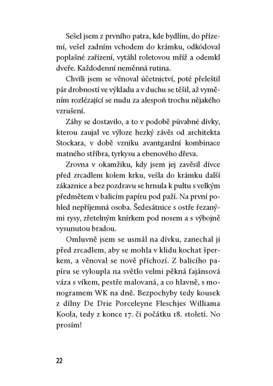 Případ přelétavého starožitníka