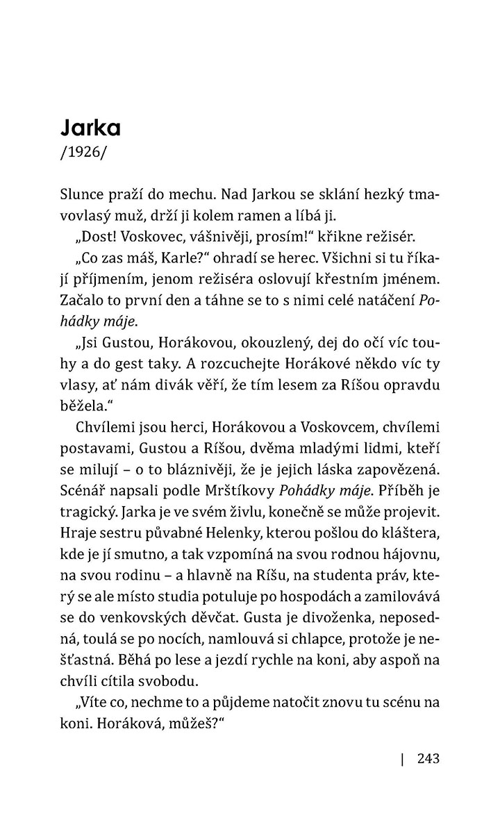 Herečka