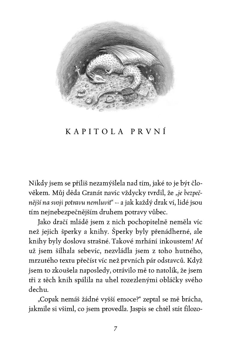 Drak s čokoládovým srdcem