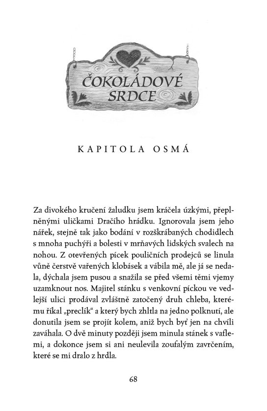 Drak s čokoládovým srdcem