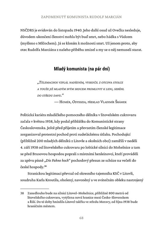Zapomenutý komunista Rudolf Marcián