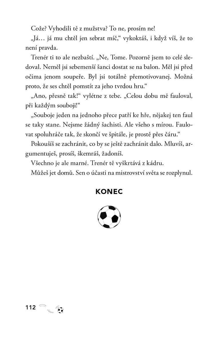 Fotbalová hvězda na mistrovství světa – gamebook 