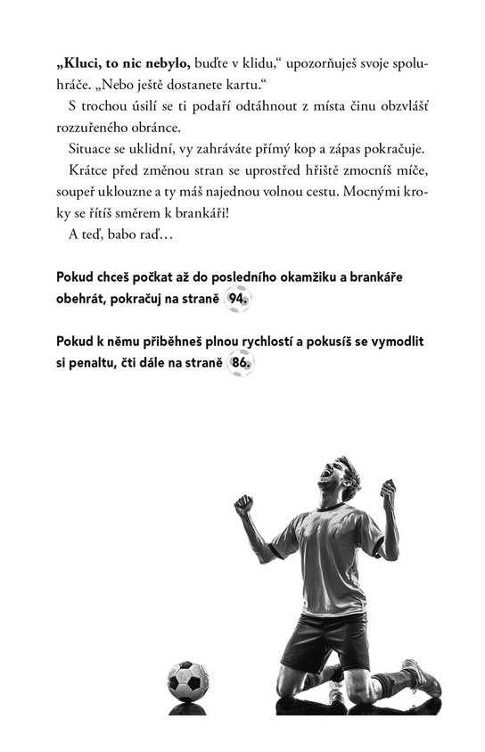Fotbalová hvězda na mistrovství světa – gamebook 