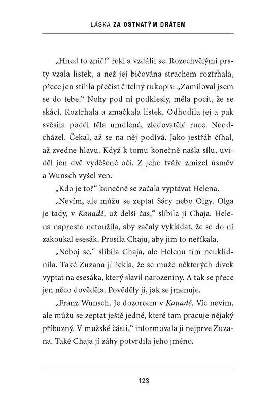 Láska za ostnatým drátem